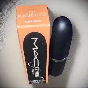 NEW M•A•C MACximal Sleek Satin Lipstick in PEACHSTOCK 837 | Full Size